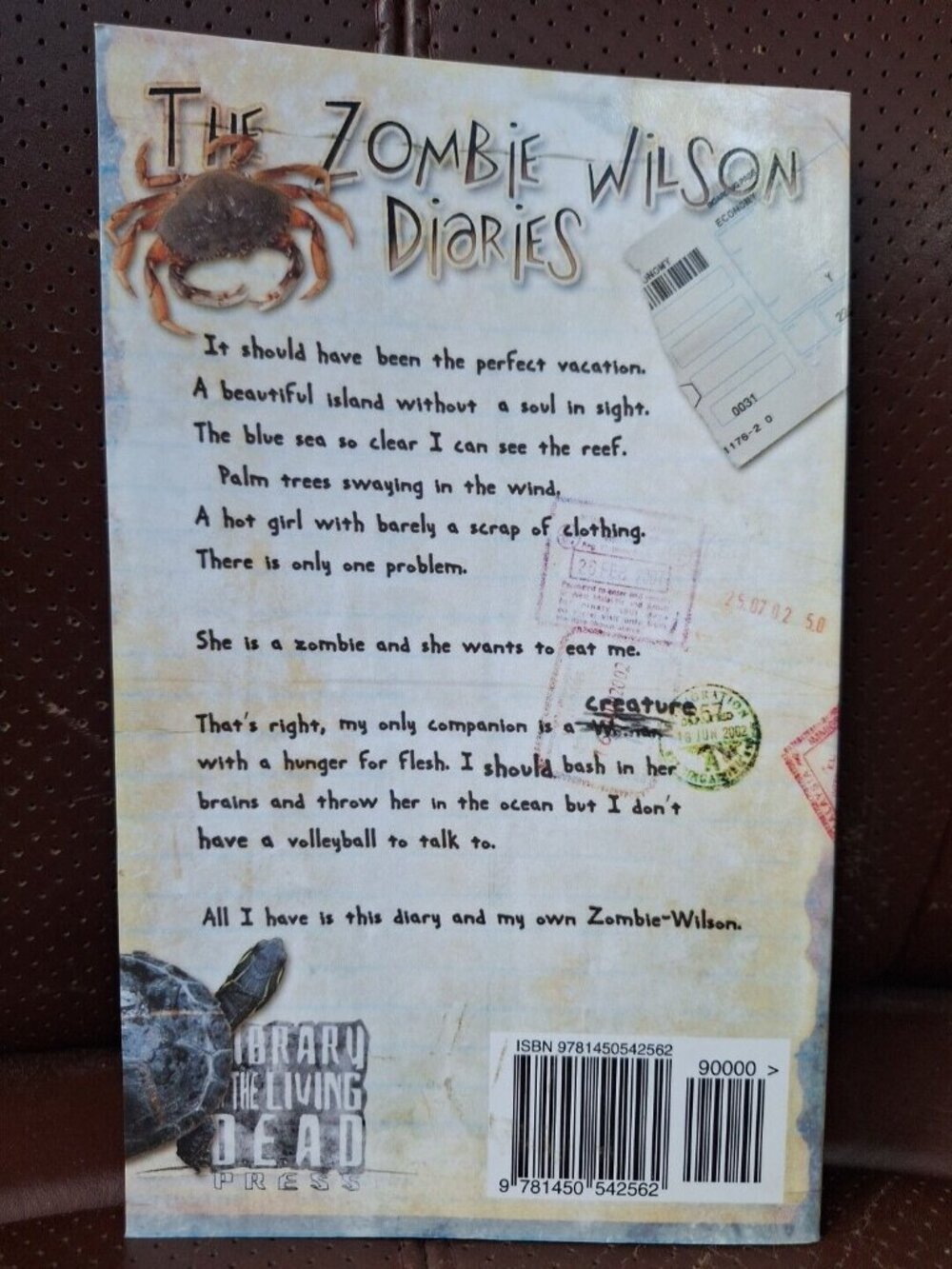 Library Of Living Dead The Zombie Wilson Diaries Timothy W Long Autographed Book - Picture 2 of 7